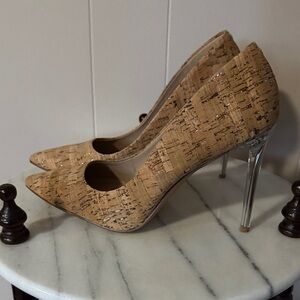 Mix No. 6 Tan Cork Heels